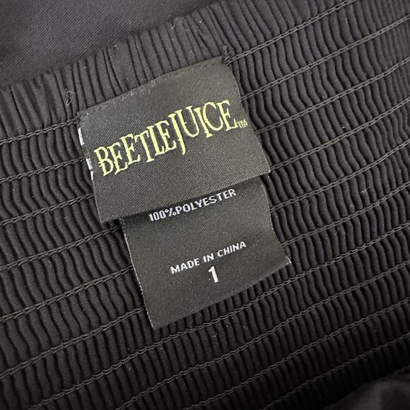 Torrid Beetlejuice Mini Sweetheart Godet Skater Dress Size 1X Plus - Picture 8 of 9